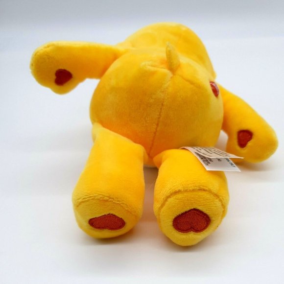 Care Bear Funshine Bear Yellow 10" Plush Stuffed Toy  Sanitized 2020 Sunglasses - Picture 7 of 10